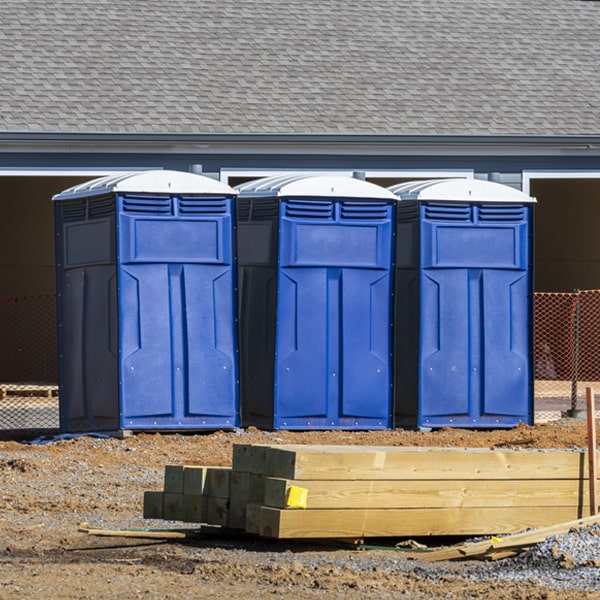 are there any restrictions on what items can be disposed of in the porta potties in Huntley